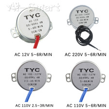 TYC-50 AC 12V/110V/220V Universal Synchronous Motor 2.5/3/5/6RPM For Microwave
