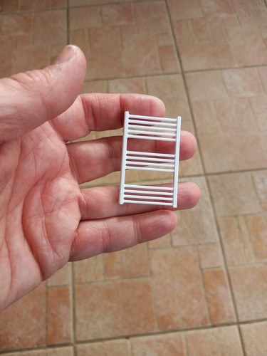 Dolls house towel rail - house, 1:16