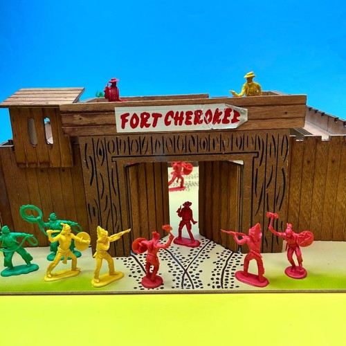 Vintage wild west toy cowboys - vintage,