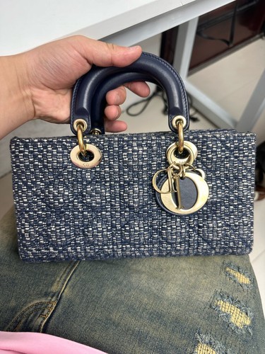 Dior joy bag navy blue - d-joy,
