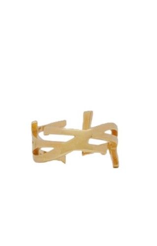 Saint laurent ysl gold tone - saint, gold-tone