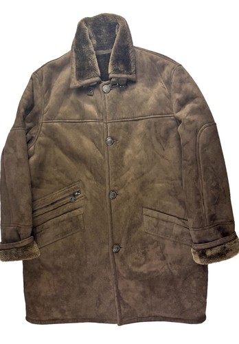 Faux shearling winter jacket - faux,