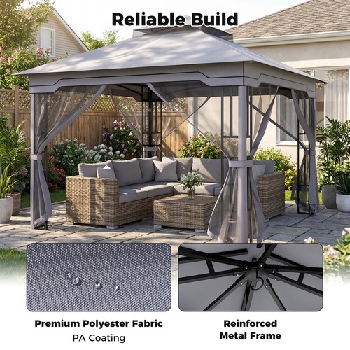Roof soft top patio gazebo - top, 330