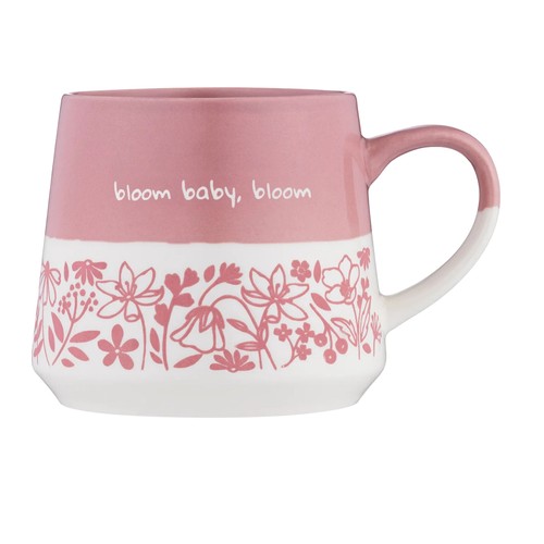 Coffee mug stoneware bloom - coffee,