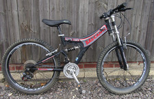 Salcano 243 xdh Mountain Bike Full Dual Suspension Bicycle 21 Gears Boys Girls