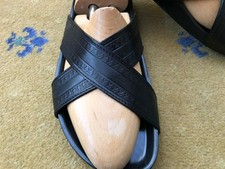 Louis Vuitton Mirabeau Mule Sandals Shoes Black Monogram Mens UK 9.5 US 10.5 43+