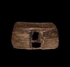 Old Wood Carved Small Headrest