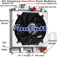 3 Row Radiator Shroud Fan For