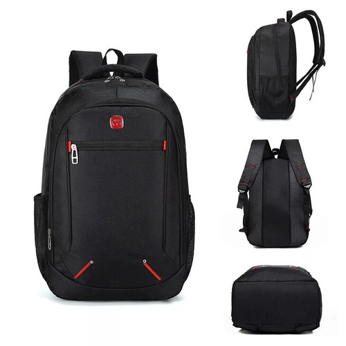Men black large backpack - large,