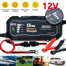 12V SAE Automatic Car Battery Charger Maintainer Motorcycle Trickle Float Repair