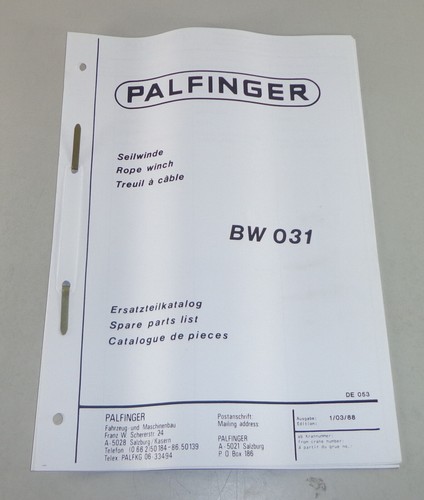 Parts catalog spare - /,