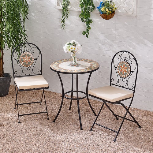 Mosaic bistro set - set, patio