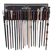 Harry Potter Metal Core Magic Wand Cosplay Hermione Granger Voldemort Gift Box