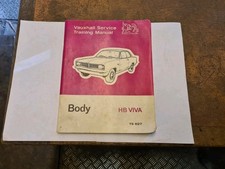 Vauxhall Viva HB Models Factory Vauxhall Body Service Training Manual