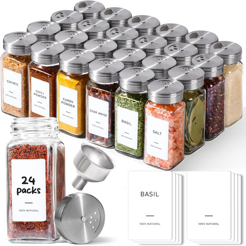 Comsaf glass spice jars - comsaf,