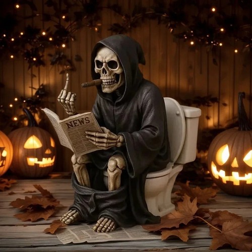 Resin middle finger skeleton - finger,