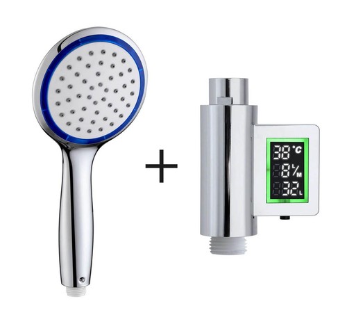 Water saving digital shower - water,