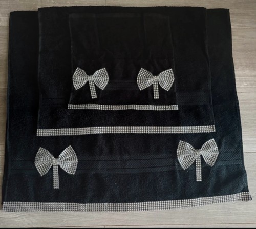 Romany bling towel set - , 3pc