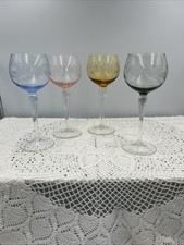 Harlequin Etched Handblown