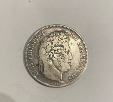 1832 France 5 Francs Silver Coin Louis Philippe I – Rare French Coin KM#749