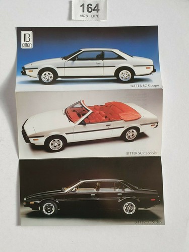 Bitter car brochure - bitter,