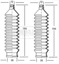 BORG & BECK Fr Steering Rack