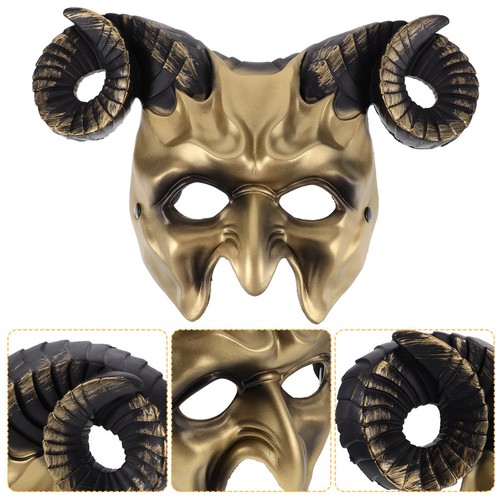 Party costume latex full mask - full,