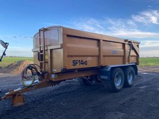 RICHARD WESTERN SF14 HS 14 Tonne Tandem Axle Grain Trailer, Year 2019