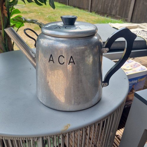 Vintage aluminium canteen - vintage,