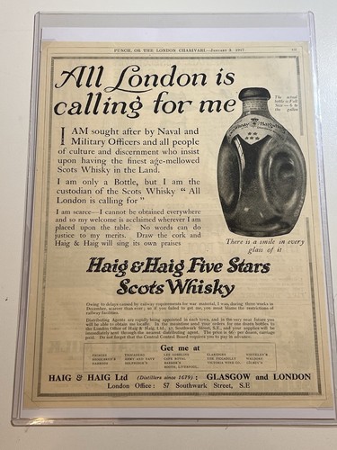 1917 haig five stars - &,