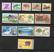 NYASALAND MNH 1964 SG199-210