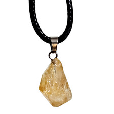 Citrine Point Pendant Raw