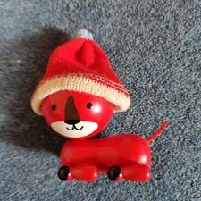 Novelty Lion Wooden Egg Cup