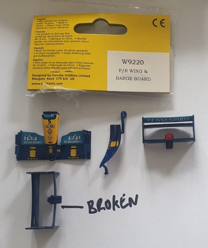 Scalextric renault rear - scalextric,