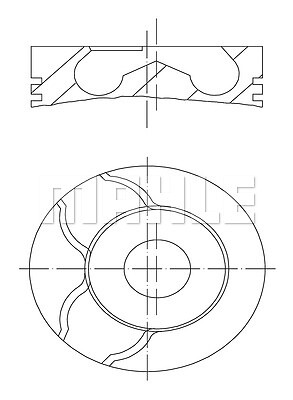 Mahle 001 piston - 001,