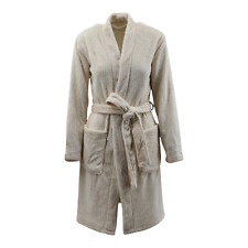 M&S Collection Fleece Ribbed Short Dressing Gown