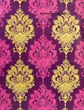 10M PURPLE DAMASK STICKY BACK
