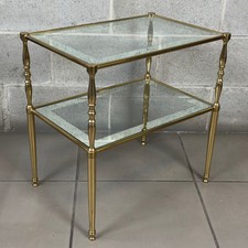 Rectangular Table Chrome Brass