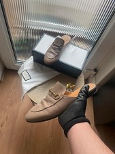 Gucci Horsebit Leather Mules