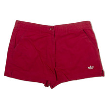 ADIDAS Womens Casual Shorts Red S W28