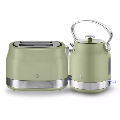 Swan green retro design 7l - green, 1.7l