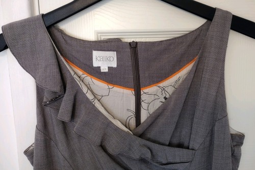 Kaliko grey party dress - grey,