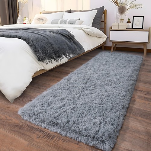 Ailyei fluffy shag runner rugs - shag,