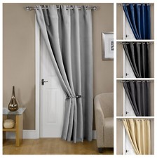 Thermal blackout door curtain - blackout,