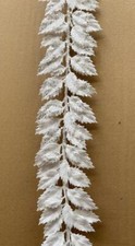 Glitter Leaf Garland, 180 cm
