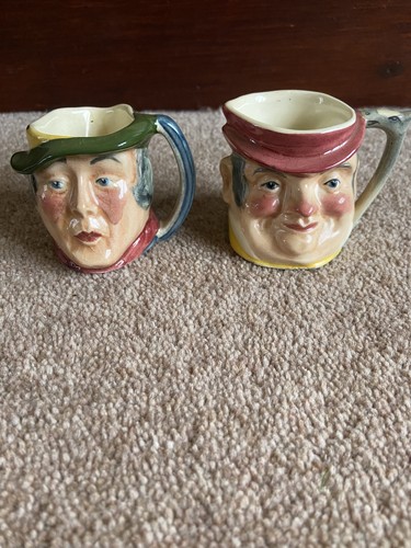 Sylvac character jugs - sylvac, sam