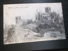 Postcard whitby abbey - of,