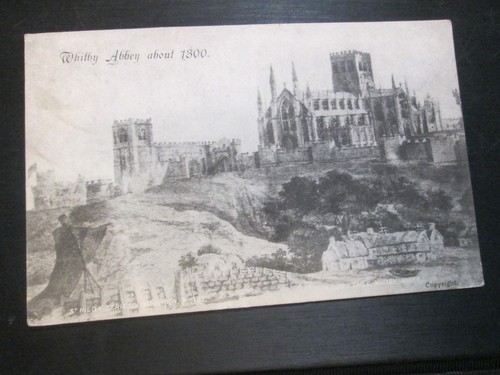 Postcard whitby abbey about - of,