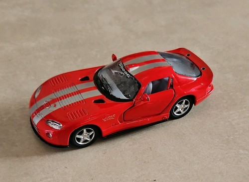 Dodge viper gts red - viper, kinsmart