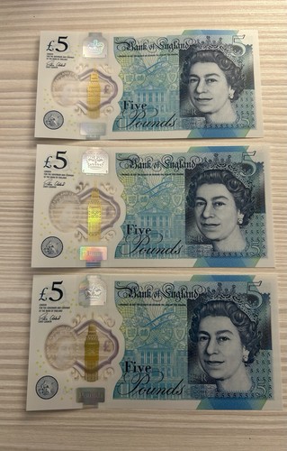Polymer 5x3 uncirculated - £5x3,